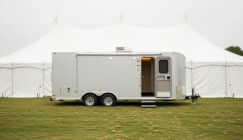 Luxury restroom trailer rentals in Arlington, TX